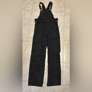 Universal Thread Black Denim Overalls